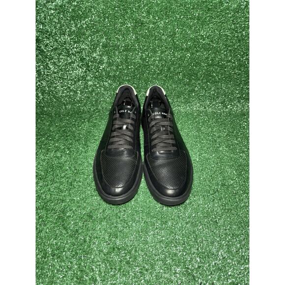Cole Haan Grand Crosscourt Black Leather Perforated Sneaker Men Size 11.5 C33989 - Picture 6 of 9